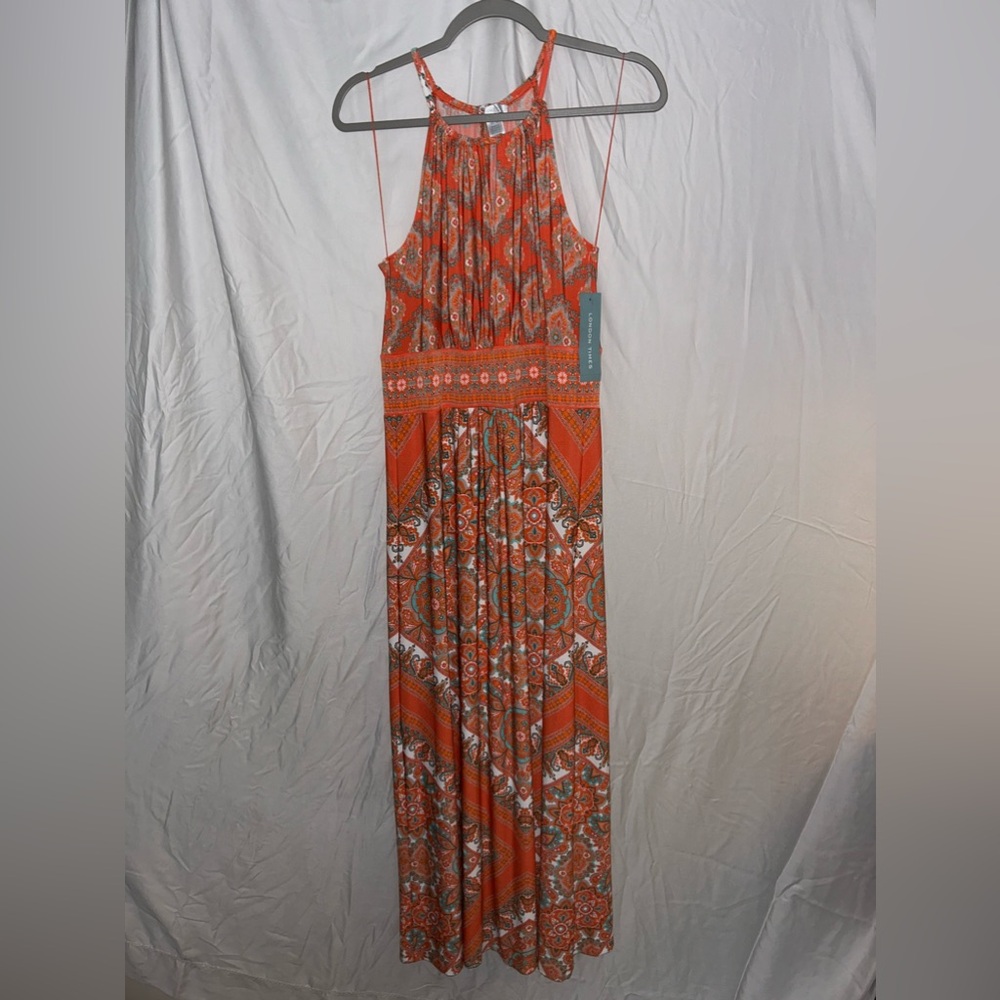 NWT London Times Maxi Dress, Size 10